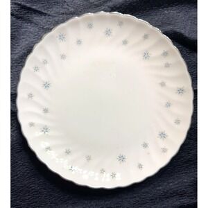 VTG Stardust Bread Plates Silhouette By Syracuse China Retro‎ Blue (2679)